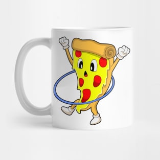 Pizza at Fitness with Fitness tires Mug